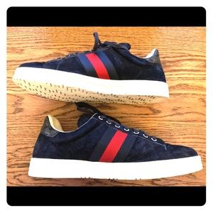 gucci ace navy blue